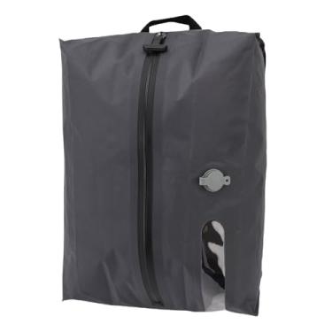 Imagem de Bolsa de Compressão a Vácuo de Viagem, Sacos de Vácuo Reutilizáveis ​​de 16L para Viagem, Bolsa de Vedação a Vácuo à Prova D'água 70D, Saco de Economia de Espaço para Roupas para (Cinza)