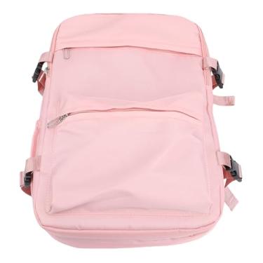 Imagem de Mochila de Compressão a Vácuo de Grande Capacidade Com Bomba de Ar para Negócios de Viagens, Dedicação de 15,6 ”do Compartimento de Laptop Ajustável Fivelas de Compressão (Rosa)