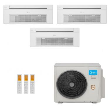 Imagem de Ar-Condicionado Multi Split Inverter Midea 36.000 (3x Evap Cassete 1 Via 12.000) Quente/Frio 220V