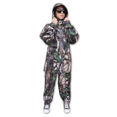 Imagem de KwikSafety | Charlotte NC | Jaqueta softshell camuflada camuflada e camuflada | Resistente à água para uso recreativo ao ar livre | Moletom de manga comprida para caça e pesca com capuz e equipamento de camuflagem | Masculino e feminino, Rain Suit | Huntsman Camo | Qty: 1, Medium