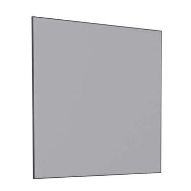 Imagem de Espelheira de Banheiro Preto em Madeira 80x85 cm Bisote Cozimax