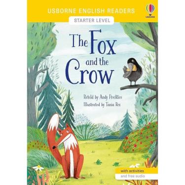 Imagem de The Fox And The Crow - Usborne English Readers - Level Starter - Book With Activities And Free Audio
