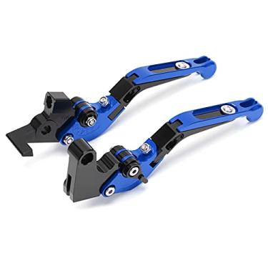 Imagem de Alavancas de Freio de Motocicleta 2pcs Liga de Alumínio CNC para XJ6 Diversion 2009 a 2015 Black (Azul)