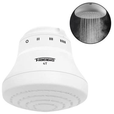 Imagem de Chuveiro Elétrico Ducha Faminho 4 Temperaturas Branco Fame, 220V