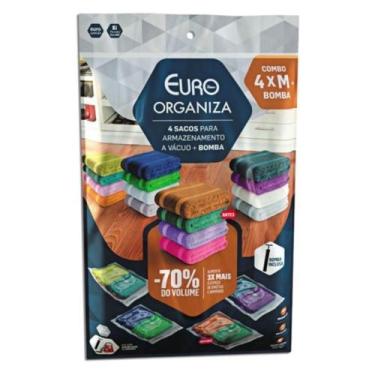 Imagem de Conjunto Organizador a Vácuo Euro Home - VAC9966 - 4 Peças M + Bomba