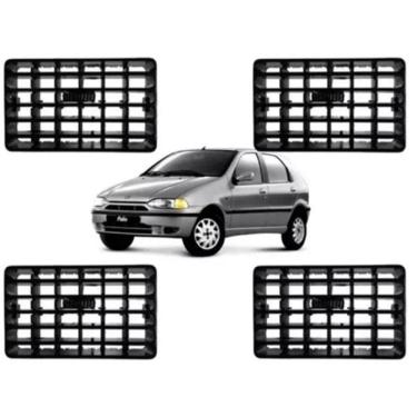 Imagem de Kit 4 Difusor Ar Painel Palio Siena 1996 98 99 00 01 02 2003