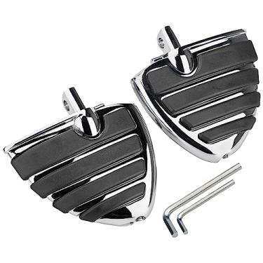 Imagem de VG MOTO Motocicleta Mini Prancha Rider Floorboards Estrada Footpegs Ajustável Passageiro Descanso De Pé Pedal Macho Montagem Compatível Com Harley Touring Sportster Softail Road Glidestreet Glide