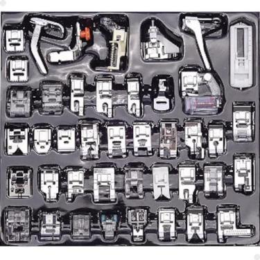 Imagem de 42 Calcadores Lorben Sapata Máquina Costura Brother Singer