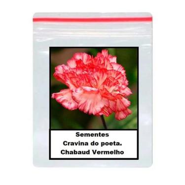 Imagem de 50 Sementes de Cravo / Craveiro / Cravina do poeta. Chabaud Vermelho -