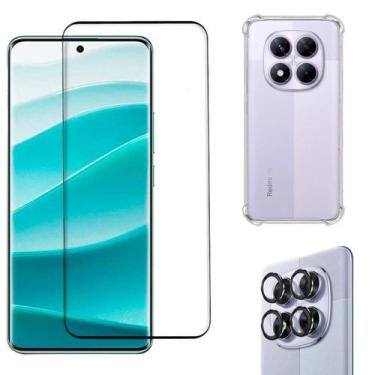 Imagem de Kit Película Cerâmica Para Redmi Note 14 Pro 5G  Lente da Câmera  Capa