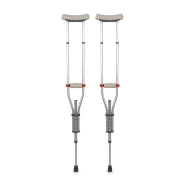 Imagem de Muleta Axilar Universal Para 3 Medidas P M G 3em1 Até 130kg Dellamed