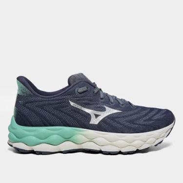 Imagem de Tênis Mizuno Wave Sky 8 Feminino, Grafite, Branco, 38