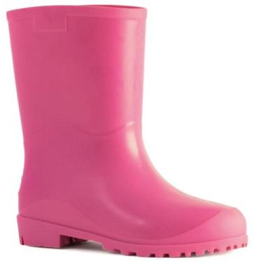 Imagem de Bota Infantil PVC Casual Cano Médio Innpro Kids - Rosa, 28/29