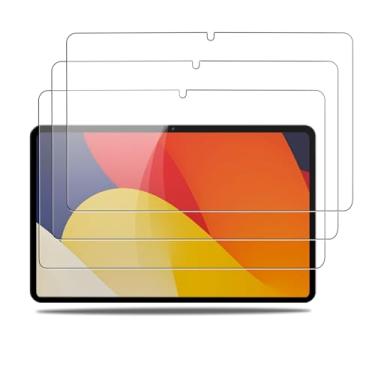 Imagem de NOUKAJU [Pacote com 3] Protetor de tela para Motorola Moto Pad 60 Pro de 12,7 polegadas, vidro temperado HD, dureza 9h, arranhões, anti-impressão digital, protetor de filme de vidro temperado para