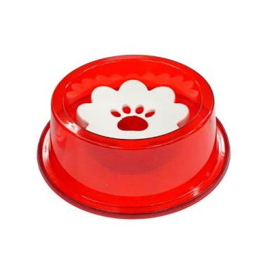 Imagem de Bebedouro Pelos Longos Pet Toys 1 Litro, Vermelho Glíter