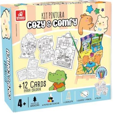 Imagem de Brinquedo Para Colorir Comfy E Cozy Kit Pintura - BRINC. DE CRIANCA