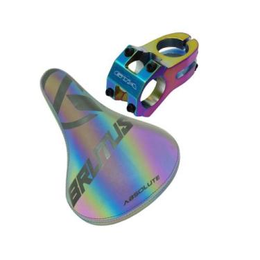 Imagem de Kit Selim Brutus Camaleão + Suporte 31.8mm Aheadset 45mm Mtb - Absolut
