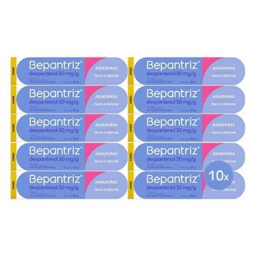 Imagem de Kit com 10 Bepantriz 50mg Pomada 30g cada