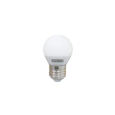 Imagem de Lâmpada Bolinha Led Taschibra TBL 40 4,8W Bivolt E27, 6500K - Luz Bran