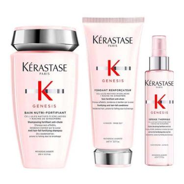 Imagem de Kérastase Genesis Kit - Shampoo Antiqueda + Condicionador + Protetor T