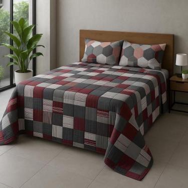 Imagem de Cobre Leito Casal Queen Avulso  LEAL Matelado com Estampas Variadas - 