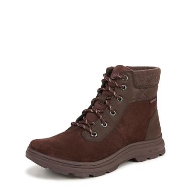 Imagem de Ryka Bota feminina de cano curto Brunswick, Couro de camurça marrom chicória, 40