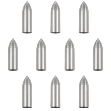 Imagem de FINBe Acessório de flecha de 8 cm arco e flecha casaco de flecha cabeça de alvo para arco recurvo composto arco caça arco tiro alvo prática de tiro 10 peças