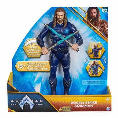 Imagem de Boneco Aquaman de 30 cm com Luz e Som DC Sunny 3453
