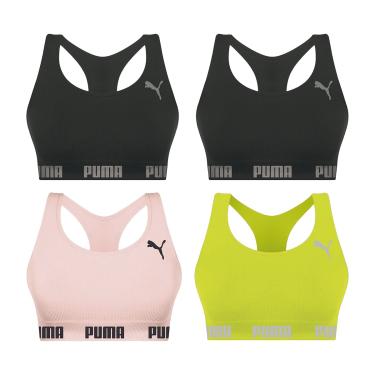Imagem de Kit 4 Tops Puma Nadador Sem Costura Feminino