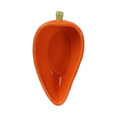 Imagem de Tigela Bowl Prato Formato De Legumes Petisco Cerâmica Caldo Sopa Cozinha Nova (CENOURA 280ML)