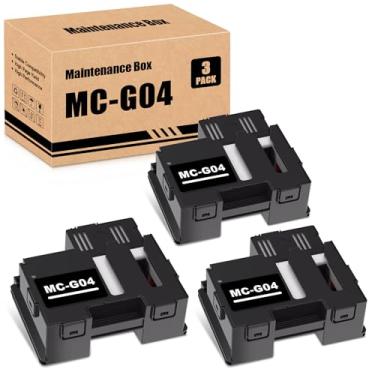 Imagem de Caixa de manutenção de substituição MC-G04 para cartucho de manutenção de tinta Canon MC G04 MC-G04 funciona para G3270 G1130 G1230 G1330 G1430 G1530 G2170 G2270 G2470 G2570 G3170 G327 0 impressoras