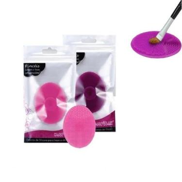 Imagem de 10 Esponja P/ Limpeza Pincel Maquiagem Profissional Macrilan