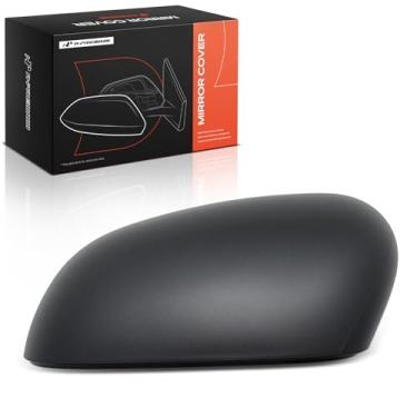 Imagem de A-Premium Tampa do espelho retrovisor do lado do motorista - compatível com Kia Soul 2020 2021 - preto texturizado, sem furo de seta