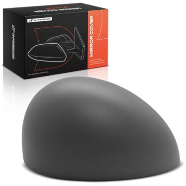 Imagem de A-Premium Tampa da tampa do espelho retrovisor do lado do passageiro - compatível com Mini Cooper 2007-2015, Cooper Countryman 2011-2016, Cooper Paceman 2013-2016 - Cinza preparado, sem furo de seta