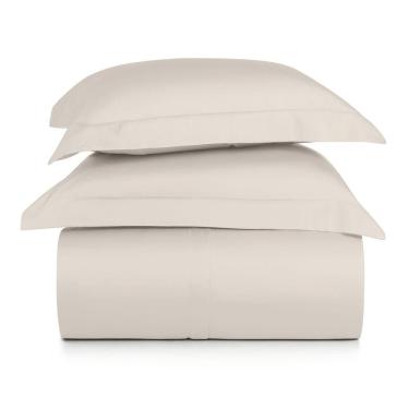 Imagem de Jogo de Duvet Casal 3 Peças Altenburg Algodão Lux 200 Fios  Bege Delavé