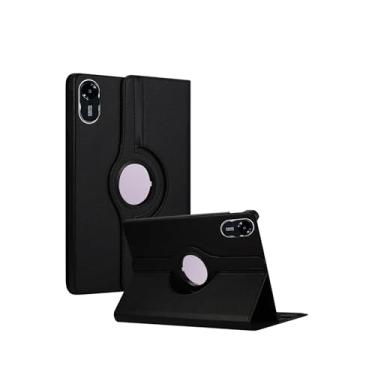 Imagem de Capa Giratória para Xiaomi Redmi Pad 2 / SE – Kit Opcional com Película Paper like, Sleep/Wake, Magnética, Proteção Completa (Preto, Redmi Pad 2 (Apenas Capa))