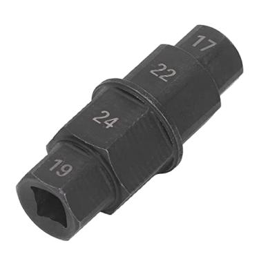 Imagem de Ferramenta de Eixo Sextavado para Motocicleta, Chave de Remoção de Roda Dianteira 17 19 22 24mm (Preto)
