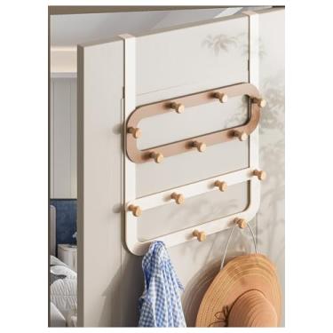 Imagem de Ganchos para Porta, com 14 Ganchos para Porta - Adequados para Quarto Sala de Estar Banheiro, para Pendurar Roupas, Toalhas, Chaves, Chapéus e Bolsas