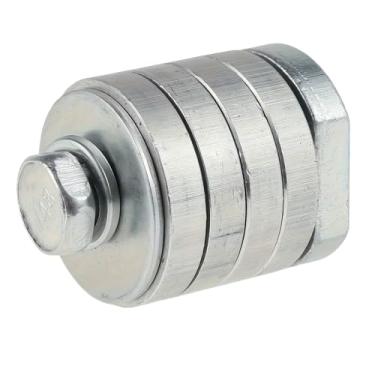 Imagem de Cabeça de conversão de fresadora de rebarbadora, adaptador de ferramenta multifuncional M10, material metálico, operação manual, inclui arruela e porca, adequado para tijolos