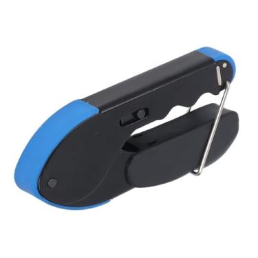 Imagem de Garosa Ferramenta de Compressão Crimper de Cabo Coaxial RG59 RG6 Com Descascador de Fios, Construção de Aço Ferramenta Premium para Crimpagem Precisa, Design de Alça Ergonômica para Instaladores