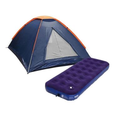 Imagem de Barraca Camping Praia Iglu 3 Panda Nkt + Colchao Solteiro