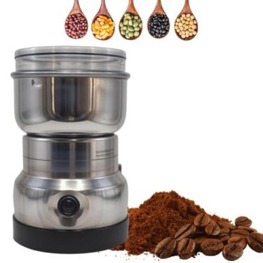 Imagem de Moedor de Café Automático Aço Inox - Portátil, Potente e Preserva Aromas | Moagem Rápida para Uso Doméstico PREMIUM MCO