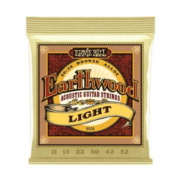 Imagem de Encordoamento Violão Aço 011 ErnieBall Earthwood Light 80/20