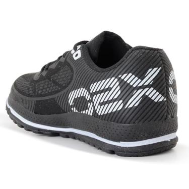 Imagem de Tênis Masculino O2X Para Academia Treino Caminhada Sola Macia Ultra Leve (Preto Branco, BR, Adulto, Numérico, 43)