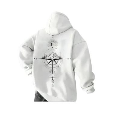 Imagem de Moletons Masculinos De Manga Longa De Alta Qualidade Para Uso Casual E