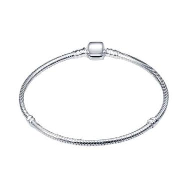 Imagem de Pulseira De Estrelas Em Forma De Árvore Da Família Com Concha Prateada