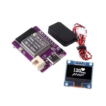 Imagem de KAIYUEMAOYI Placa de Desenvolvimento MINI ESP32 S3 N16R8 com Microcontrolador E Módulo de Interação Por Voz com IA, Design Compacto E Interface Type-C, Adequada P, com Tela