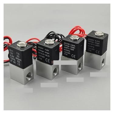 Imagem de VUBBJCRS Válvula solenoide de resposta rápida 1/10.2 cm_NPT_DC 12V 2-Way Normalmente Fechada Pneumática Água Ar Gás