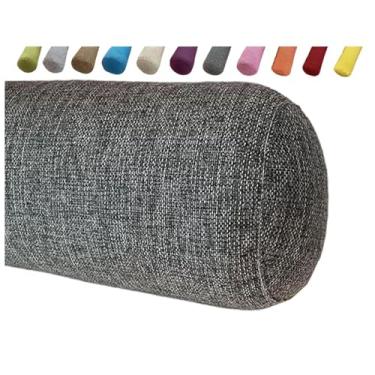 Imagem de SPXMQSS Almofadas para Dormir Laterais Almofada Ergonômica Almofada para Dormir Laterais Almofada de Pescoço Almofada de Dormir Babados Dormir Travesseiro com Capa Cinza Escuro 20 x 60 cm