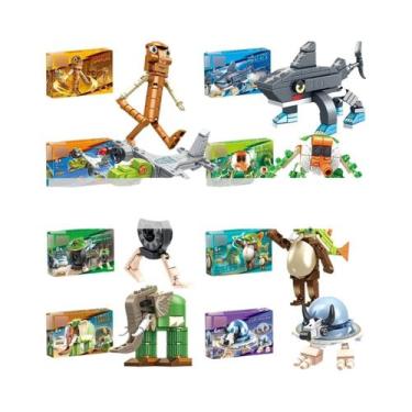 Imagem de Brinquedo De Blocos De Montar Cappuccino Assassino Tung Tung Tung Sahu